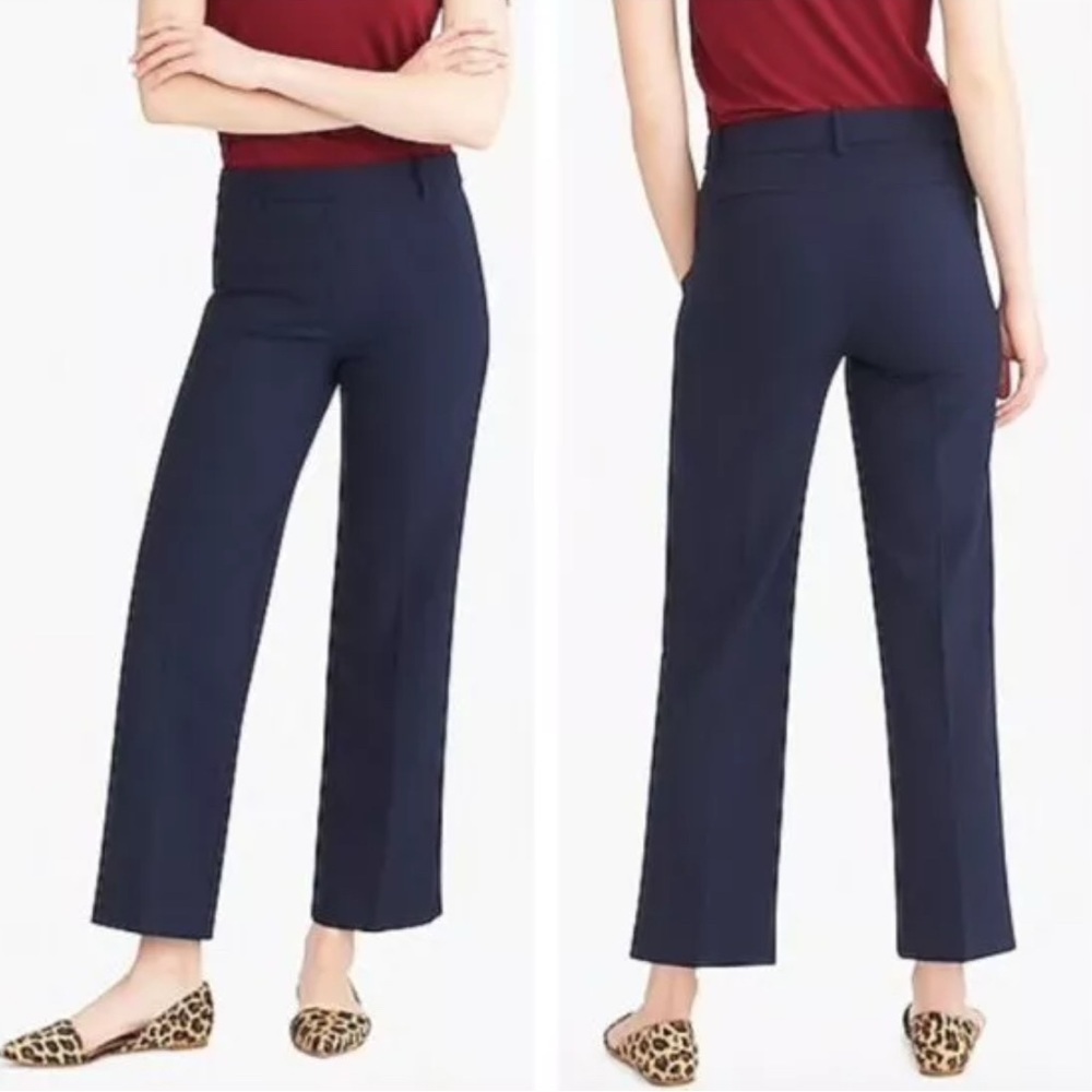 J. Crew Navy Wide-Leg Pants
